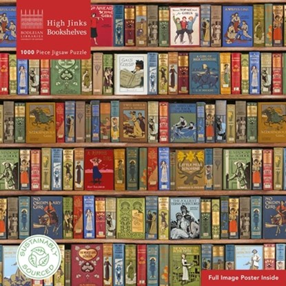 Adult Sustainable Jigsaw Puzzle Bodleian Libraries: High Jinks Bookshelves, Flame Tree Studio - Gebonden - 9781786646354