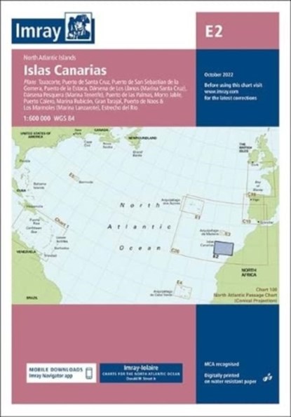 E2 Islas Canarias, Imray Iolaire - Gebonden - 9781786794284