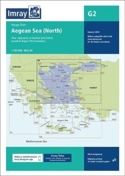 G2 Aegean Sea (North), Rod & Lu Heikell - Paperback - 9781786795434