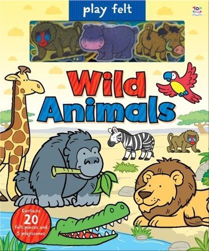 Play Felt Wild Animals - Activity Book, Oakley Graham - Gebonden - 9781787004351