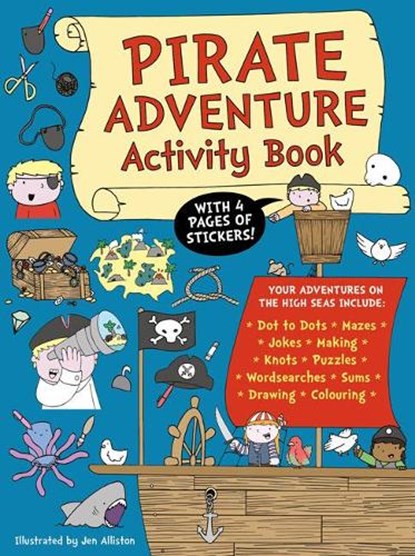 Pirate Adventure Activity Book, Jen Alliston - Paperback - 9781787080072