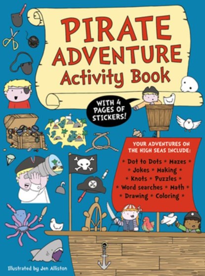 Pirate Adventure Activity Book, Jen Alliston - Paperback - 9781787080089