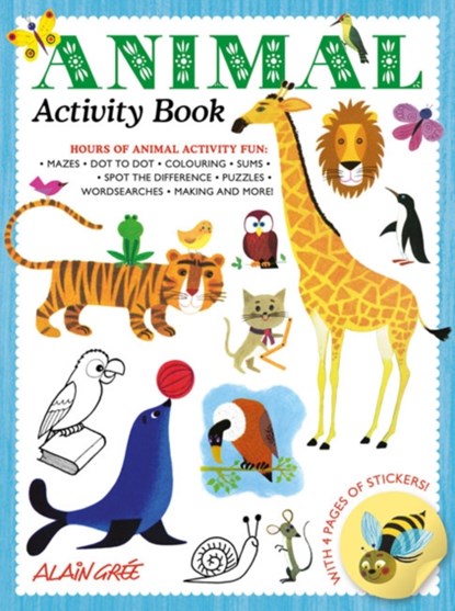 Animal Activity Book, Alain Gree - Paperback - 9781787080188