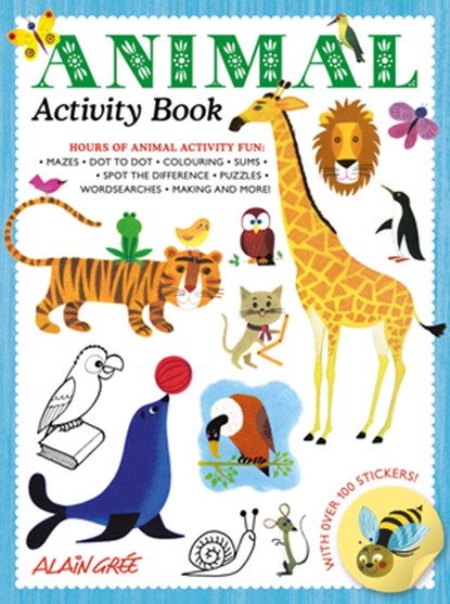 Animal Activity Book, Alain Grée - Paperback - 9781787080195