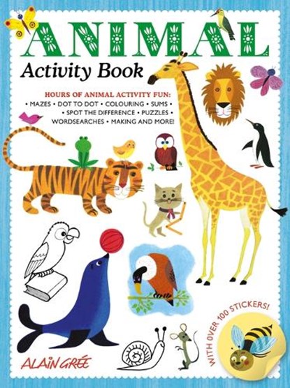 Animal Activity Book, Alain Grée - Paperback - 9781787080195