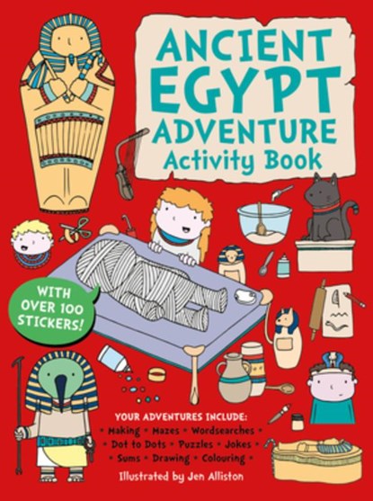 Ancient Egypt Adventure Activity Book, Jen Alliston - Paperback - 9781787080379