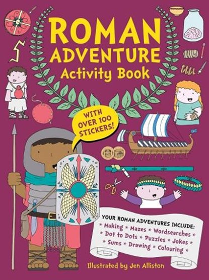 Roman Adventure Activity Book, Jen Alliston - Paperback - 9781787080423