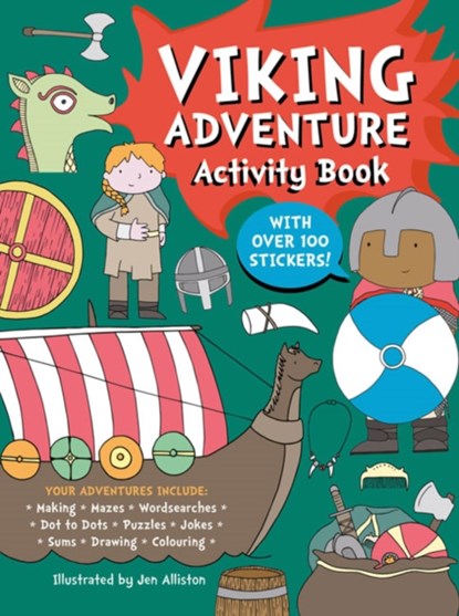 Viking Adventure Activity Book, Jen Alliston - Paperback - 9781787080744