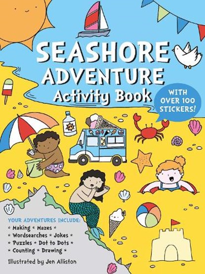 Seashore Adventure Activity Book, Jen Alliston - Paperback - 9781787080966