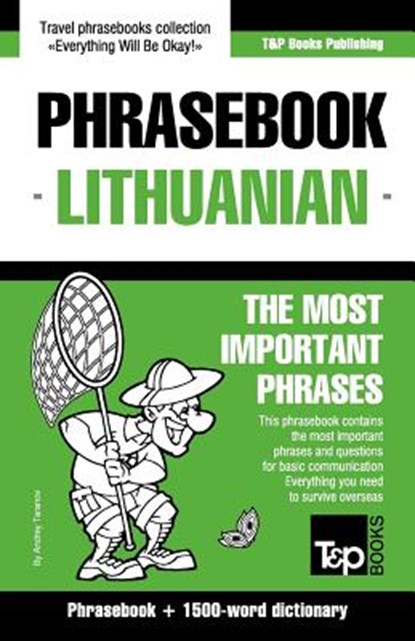 English-Lithuanian phrasebook & 1500-word dictionary, Andrey Taranov - Paperback - 9781787162624