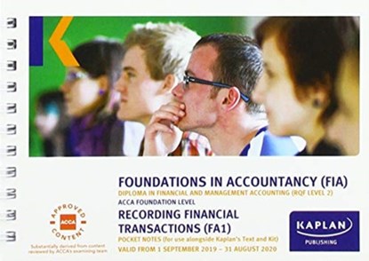 RECORDING FINANCIAL TRANSACTIONS - POCKET NOTES, KAPLAN PUBLISHING - Paperback - 9781787404236