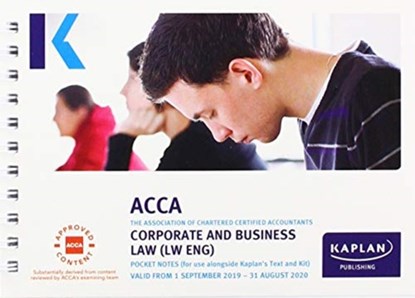 CORPORATE AND BUSINESS LAW (ENG) - POCKET NOTES, KAPLAN PUBLISHING - Paperback - 9781787404359