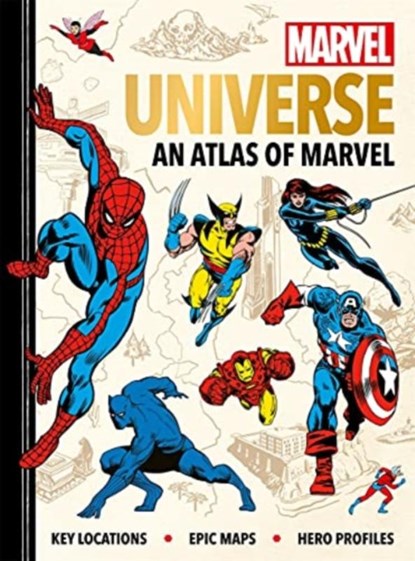 Marvel Universe: An Atlas of Marvel, Ned Hartley - Gebonden - 9781787416383