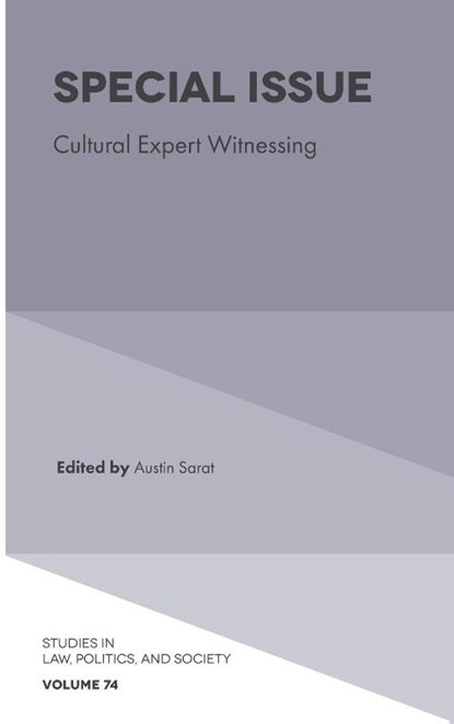 Special Issue, Austin (Amherst College Sarat - Gebonden - 9781787437647