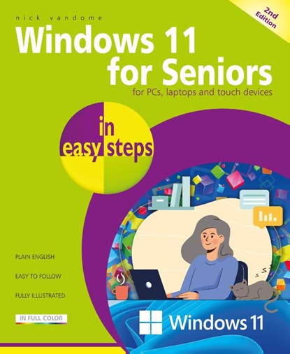 Windows 11 for Seniors in easy steps, Nick Vandome - Paperback - 9781787910225
