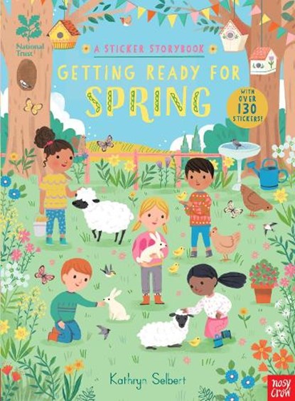 National Trust: Getting Ready for Spring, A Sticker Storybook, niet bekend - Paperback - 9781788004107