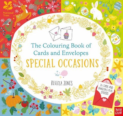 National Trust: The Colouring Book of Cards and Envelopes: Special Occasions, Nosy Crow Ltd - Paperback - 9781788006453