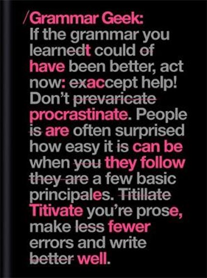 Grammar Geek, POWELL,  Michael - Gebonden - 9781788402002