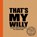 That's My Willy, Alex Waldron - Gebonden - 9781788561310