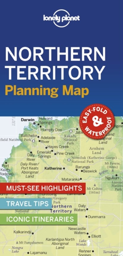 Lonely Planet Northern Territory Planning Map, Lonely Planet - Paperback - 9781788686006