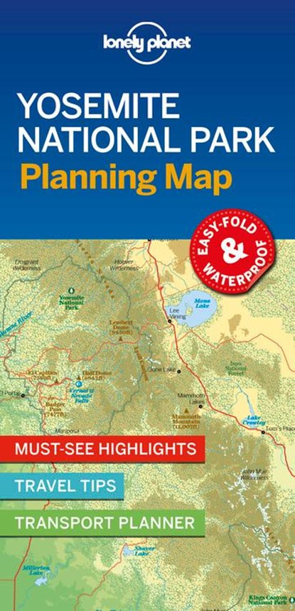 Lonely Planet Yosemite National Park Planning Map, Lonely Planet - Gebonden Paperback - 9781788686150
