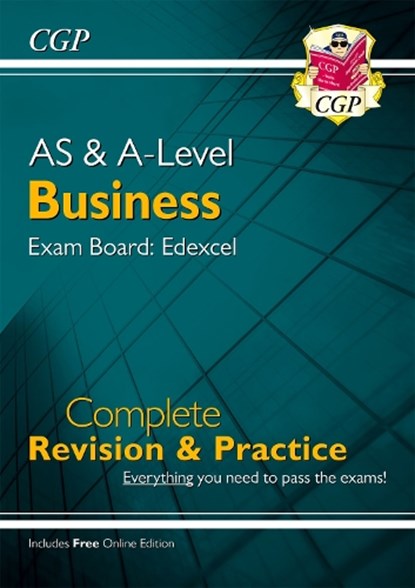 AS and A-Level Business: Edexcel Complete Revision & Practice with Online Edition: for the 2023 and 2024 exams, CGP Books - Paperback - 9781789082425