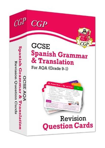 GCSE AQA Spanish: Grammar & Translation Revision Question Cards (For exams in 2025), CGP Books - Gebonden - 9781789084580