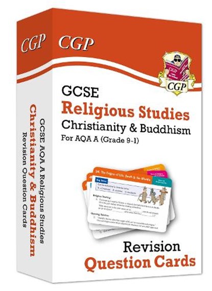 GCSE AQA A Religious Studies: Christianity & Buddhism Revision Question Cards, CGP Books - Gebonden - 9781789085730