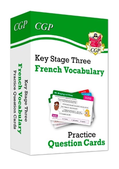 KS3 French: Vocabulary Practice Question Cards, CGP Books - Gebonden - 9781789086324