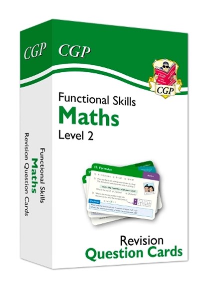Functional Skills Maths Revision Question Cards - Level 2, CGP Books - Gebonden - 9781789086966