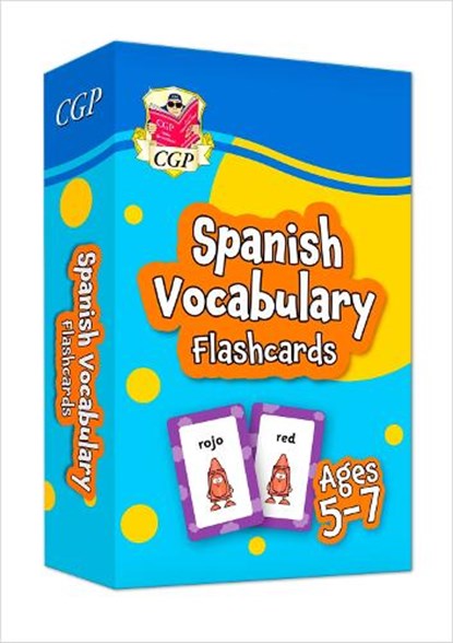 Spanish Vocabulary Flashcards for Ages 5-7 (with Free Online Audio), CGP Books - Gebonden - 9781789087444