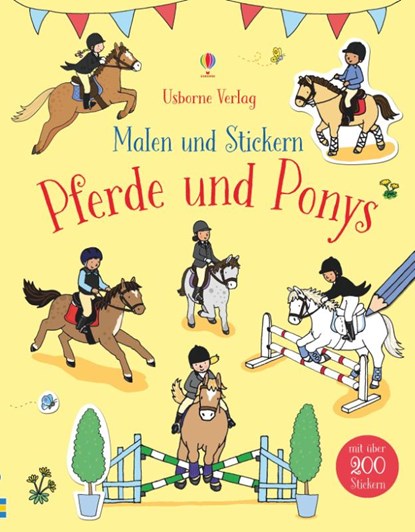 Malen und Stickern: Pferde und Ponys, Fiona Patchett - Paperback - 9781789411638
