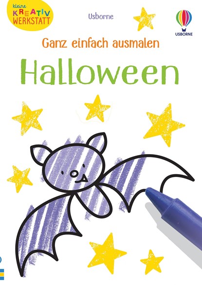 Kleine Kreativ-Werkstatt - Ganz einfach ausmalen: Halloween, Kirsteen Robson - Paperback - 9781789415490