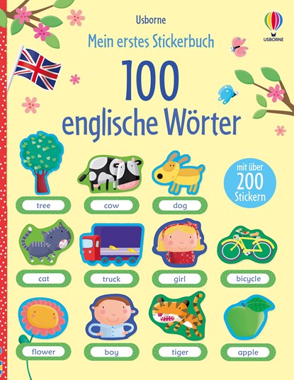 Mein erstes Stickerbuch: 100 englische Wörter, Felicity Brooks ;  Mairi Mackinnon - Gebonden - 9781789418088
