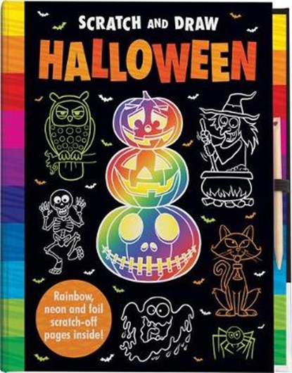 Scratch and Draw Halloween - Scratch Art Activity Book, Arthur Over - Gebonden - 9781789586718