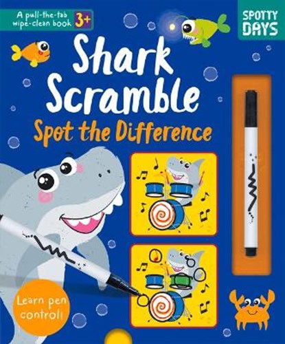 Shark Scramble Spot the Difference, Alice Barker - Gebonden - 9781789588729