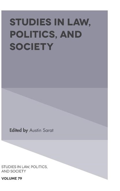 Studies in Law, Politics, and Society, Austin (Amherst College Sarat - Gebonden - 9781789737288