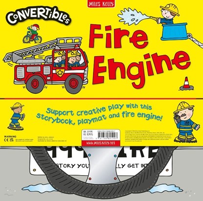 Convertible Fire Engine, Miles Kelly ; Amy Johnson - Paperback - 9781789891997