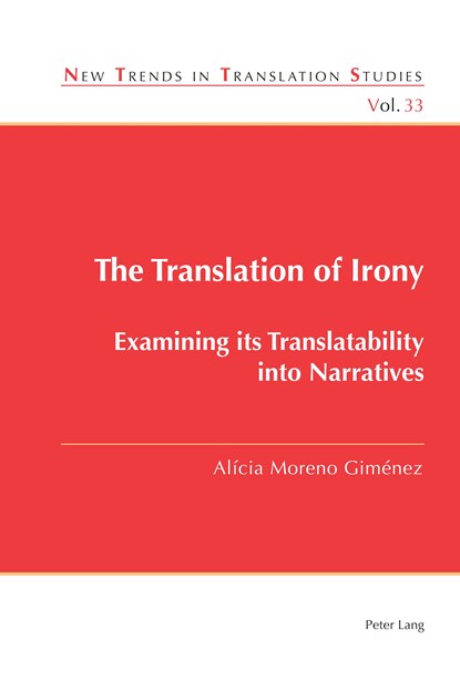 The Translation of Irony, Alicia Moreno Gimenez - Paperback - 9781789979848