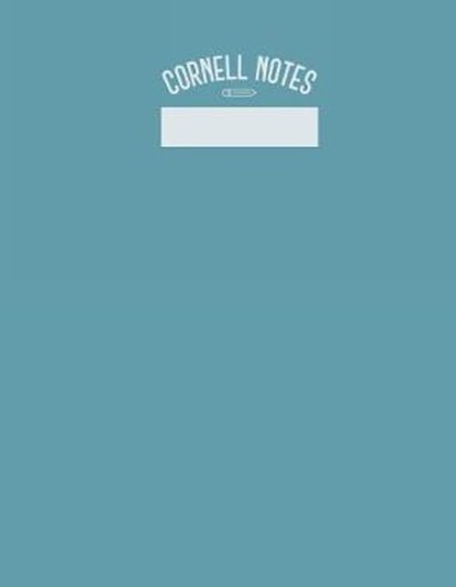 Cornell Notes, Spencer West - Paperback - 9781794622876