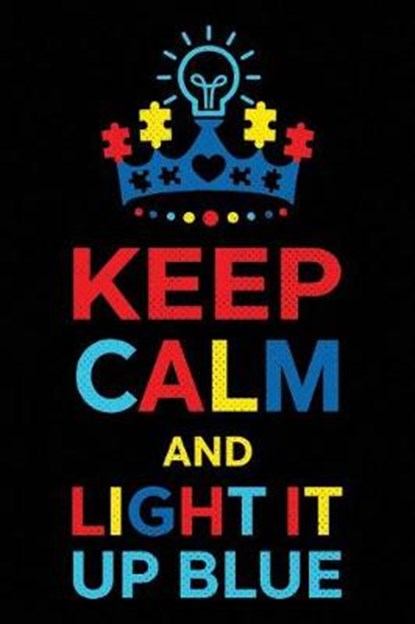 Keep Calm and Light It Up Blue, Spectrum Stationery - Paperback - 9781795481885