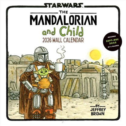 Star Wars The Mandalorian and Child 2026 Wall Calendar, Jeffrey Brown - Paperback - 9781797234342