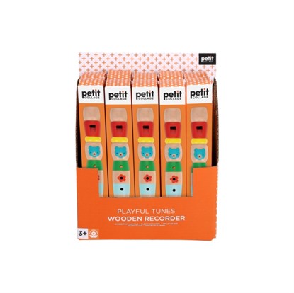 Playful Tunes Wooden Recorder CDU of 10, Petit Collage - Gebonden - 9781797235226