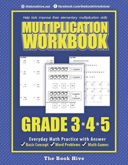 Multiplication Workbook Grade 3 4 5, Smith Melissa Smith - Paperback - 9781798116524