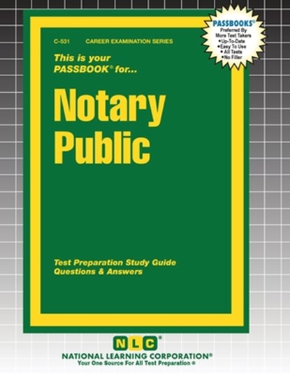Notary Public, Passbooks - Paperback - 9781799305316