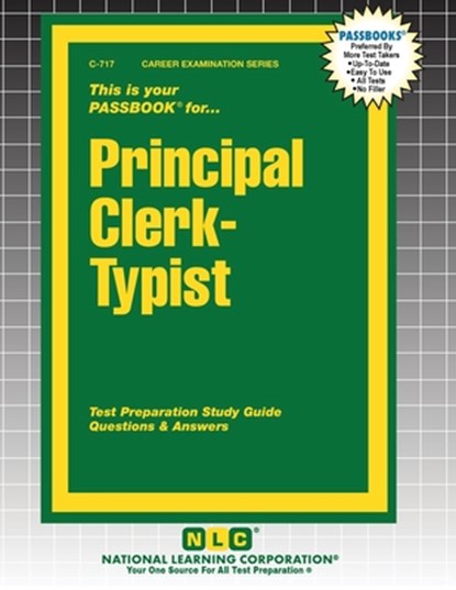Principal Clerk-Typist, Passbooks - Paperback - 9781799307174