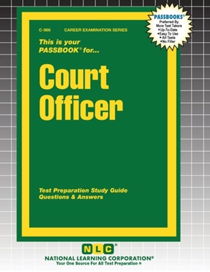 Court Officer, Passbooks - Paperback - 9781799309666