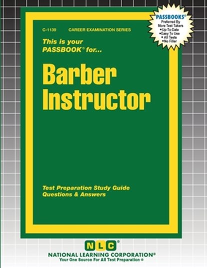 Barber Instructor, Passbooks - Paperback - 9781799311393