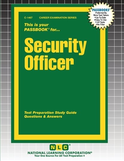 Security Officer, Passbooks - Paperback - 9781799314677