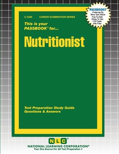 Nutritionist, Passbooks - Paperback - 9781799323266